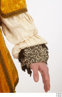  Photos Man in Historical Dress 17 16th century Medieval clothing brown suit hand 0001.jpg